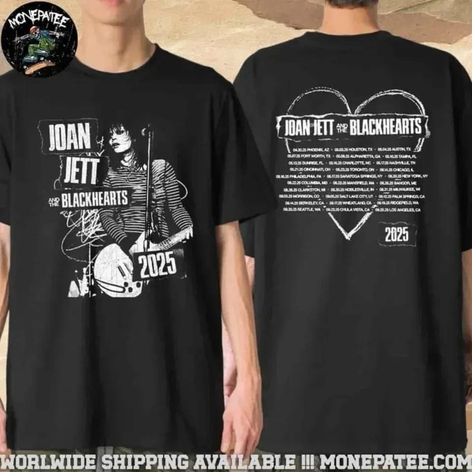 Joan Jett And The Blackhearts Tour 2025 Dates List Unisex Concert T-Shirt S-5XL M