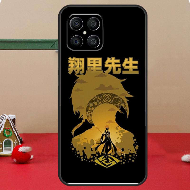 zhongli genshin impact Case For Honor Magic 8 7 6 Pro Honor 200 400 70 90 Lite X8c X8b X9a X9b X9c X9d Win RT Coque