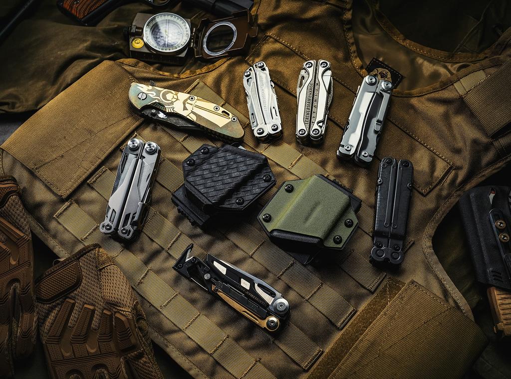 TACTICAL GEEK TX1 Sheath for LEATHERMAN EDC Sheath Adjustable Sheath with Back Clip for Not Black Multi-Tool Wave, Multi-Tool Holster, Belt,