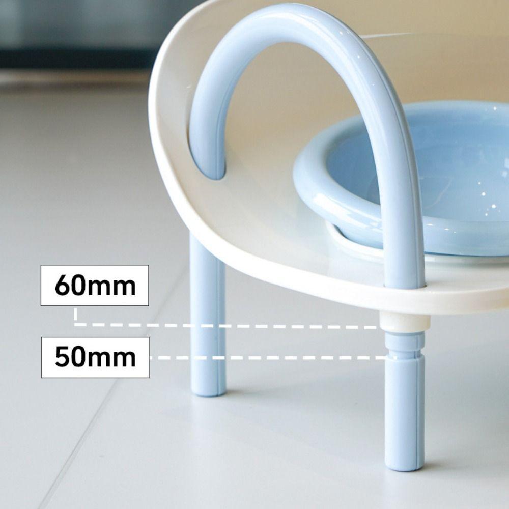 Ceramic Cat Food Water Bowl Double Bowls Pet Food Dispenser Cat Feeding Station Wet Dry Food