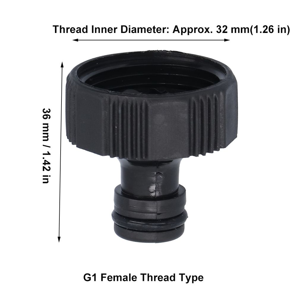 10Pcs G1 Female Thread Hose Connector Plastic Hose Adapter Garden Accessories  Courtyard Watering