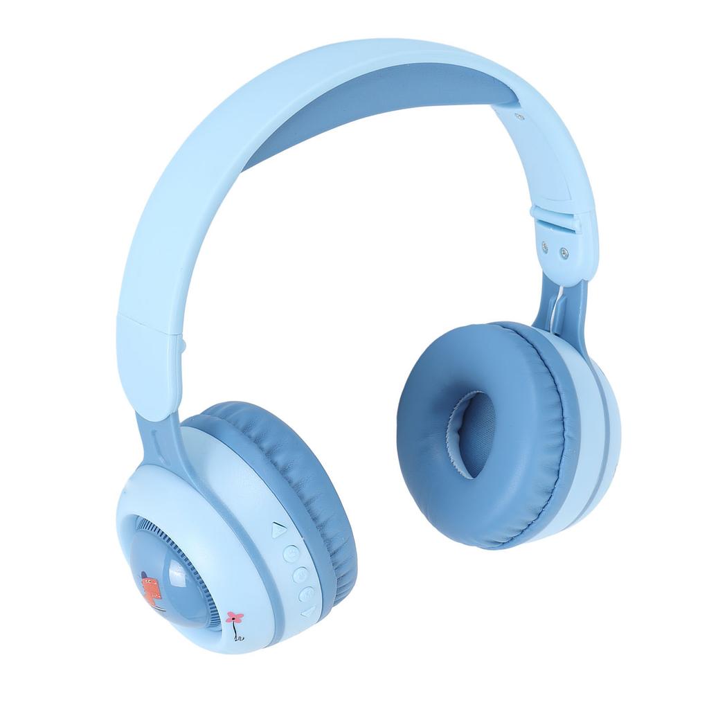 Kids Bluetooth Headphones with RGB Lights 15H Playtime HiFi Stereo Wireless and Wired Kids Headset with Detachable Mic