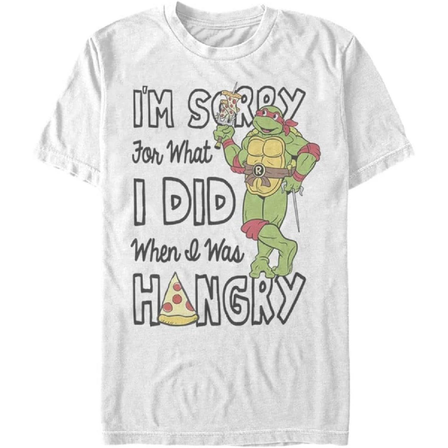 

Nickelodeon Big & Tall Teenage Mutant Ninja Turtles Sorry Men s Tops Short Sleeve Tee Shirt XXXXXL білий