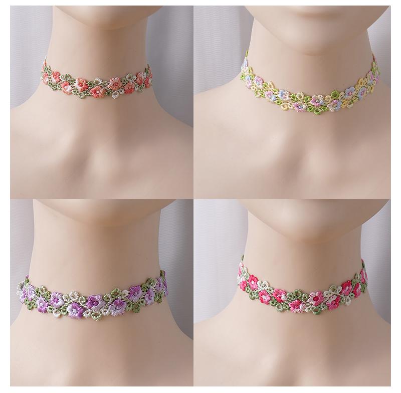 10Meters Pink Lace Trim Crafts Flower Embroidered Applique For Party Dress Decoration Collars Sewing DIY Ribbon Fabric 2cm Wide