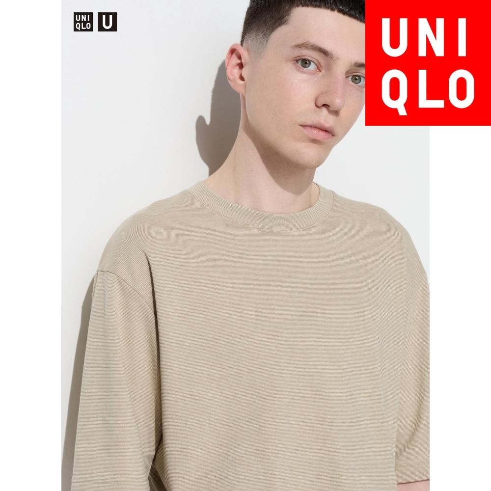 

UNIQLO JAPAN Air Rhythm Cotton Oversize T Border 5 Minut Sleeve