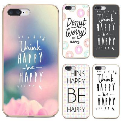 For Xiaomi Mi3 Mi4 Mi5 Mi6 Mi 9 Lite 11t 10 10t 11 Lite Redmi Note Pro Ultra Think Happy Be Happy Inspirational Quote Soft Case