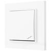 Staircase Switch with Frame Karlik Mini, White Color