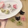 5Pcs Girl Hairpins 3D Bow Design Matte Texture Hair Clips Lightweight Small Gripper