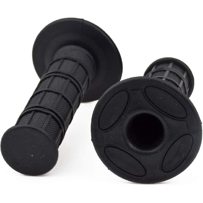 HIAORS 7/8" Motorcycle Hand Grips For CRF YZF WRF KXF KLX Pit Dirt Bike Motocross Motorcycle Offroad Dirt Bike Black