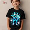 Jungen T-Shirts 6 bis 7 Jahre T-Shirt 67 Nummernaufdruck Lässig Italienisches Gehirnfäule Sommer Oberteil Geeignet für Lustiges Geschenk für Freizeitkleidung