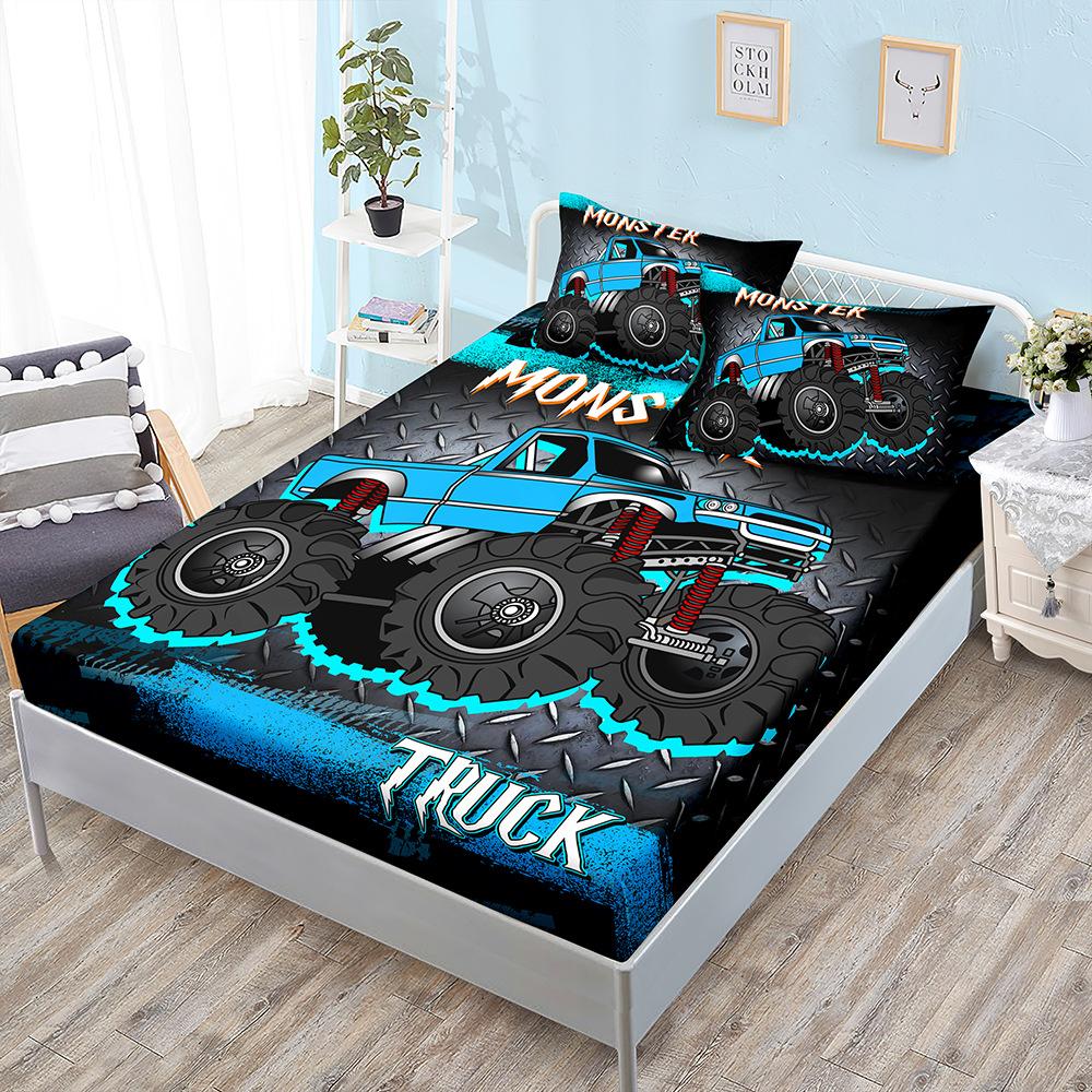 

Three-Piece Set, Off-Road Locomotive Mattress, Mattress Cover, Dust Mattress Protective Cover Sheet 100*190*40cm*1 Pillowcase 51*75cm*1
