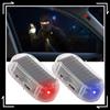 Solar Car Alarm LED Light Anti Theft Solar Power Simulated Dummy Alarm Warning Caution Flashing Imitation Car Alarm Light
