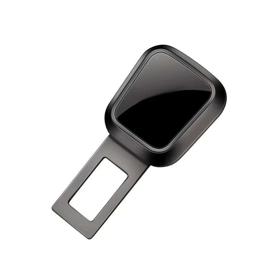 Car Seat Belt Extension Shoulder Strap Extension Button Suitable for Interior Accessories of Tesla Porsche Mercedes Benz Cars чёрный