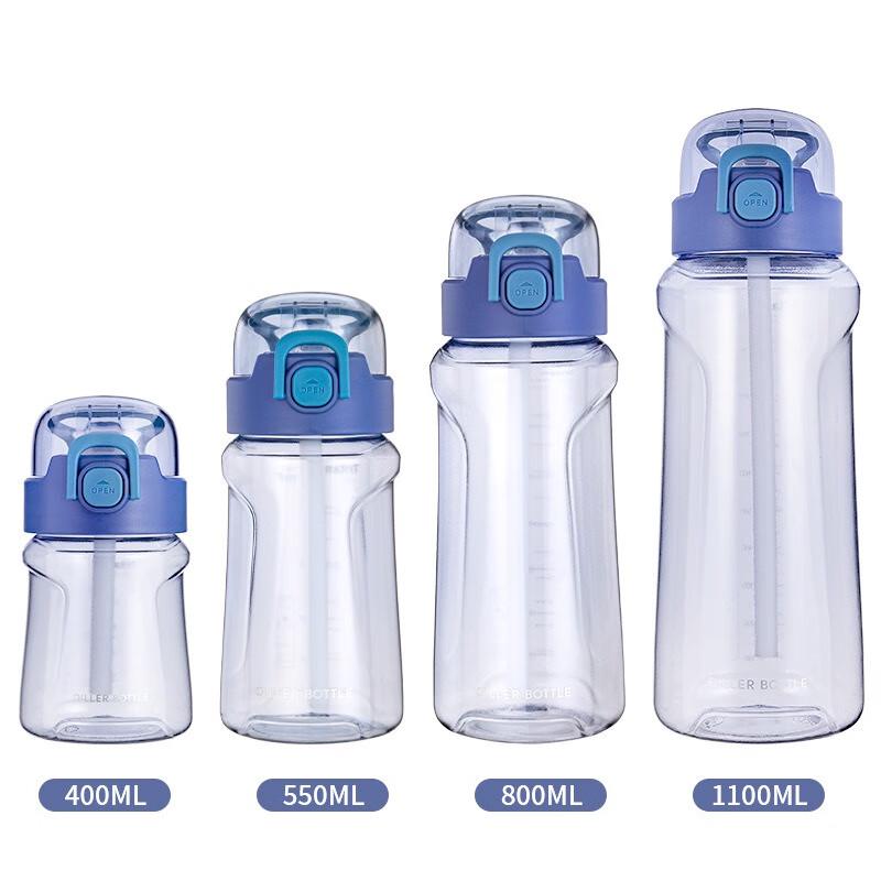 

Diller 1100ML Portable Straw Water Bottle