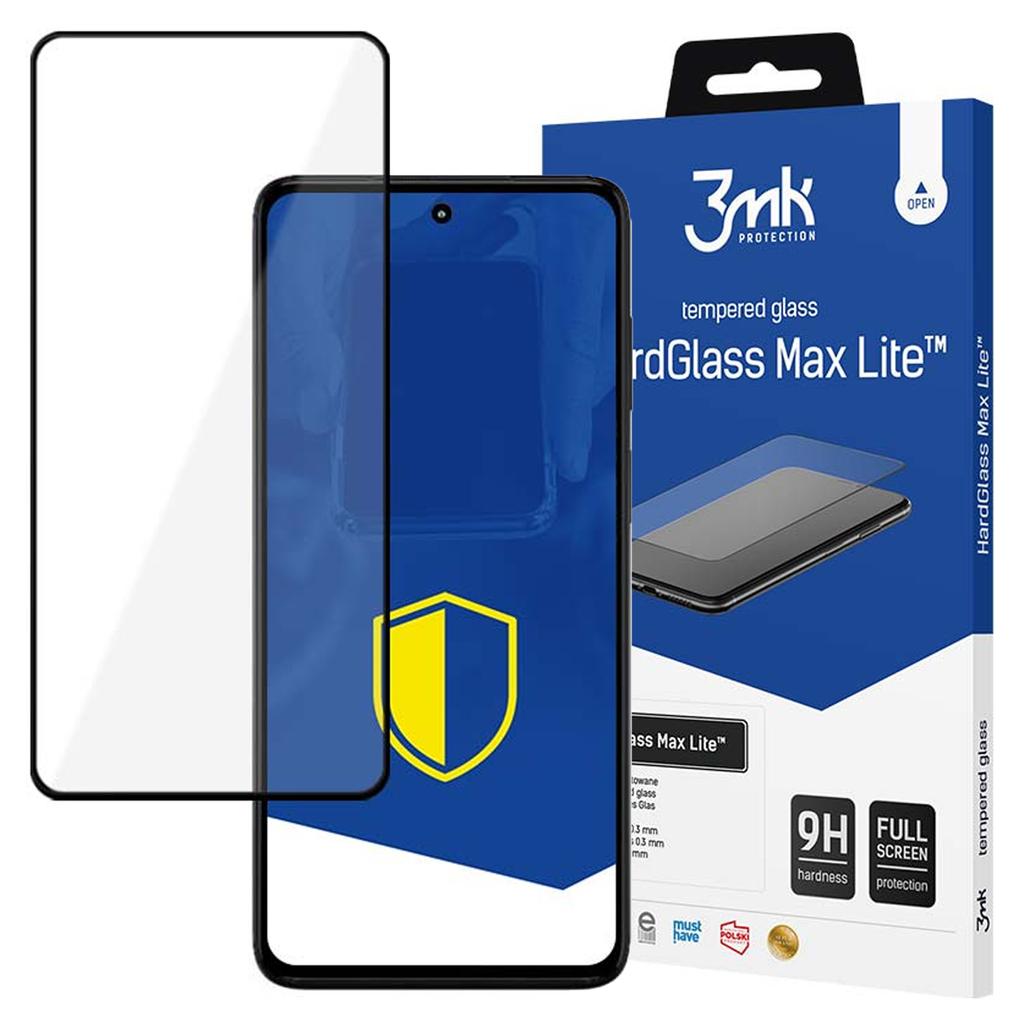 Motorola Moto G82 5G - 3Mk Hardglass Max Lite Black