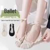 New Arrival: Summer Lace Bow Boat Socks - Japanese Style, Frilly Edge, Ballet Invisible Design