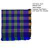 Wool Square Scarf with Tassel Decoration Plaid Pattern Women Knitting Scarf Versatile Headscarf Daily Outdoor Wear