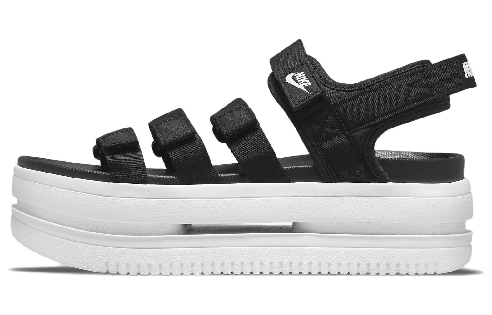 Женская сандалия Nike Icon Classic  Черный Белый  DH0223-001 42