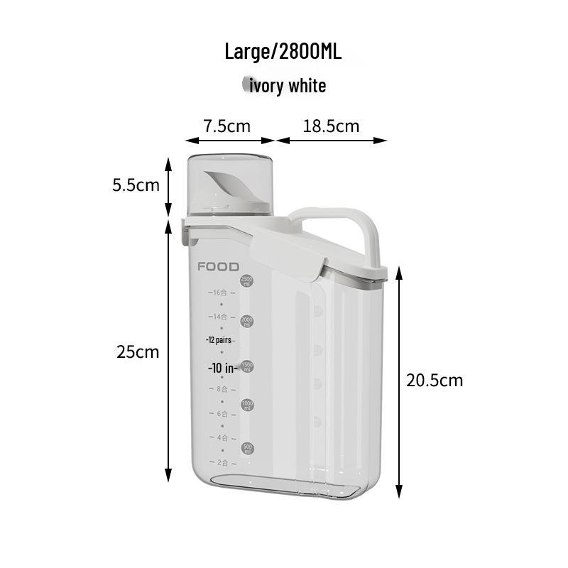 Recipient etanș pentru depozitarea orezului și cerealelor în stil japonez