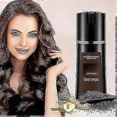 Natural Hair Color Shampoo, Hair Dye Shampoo Instant 3 in 1, Hair Dye Shampoo, Hair Instant Dye Shampoo for Men & Women