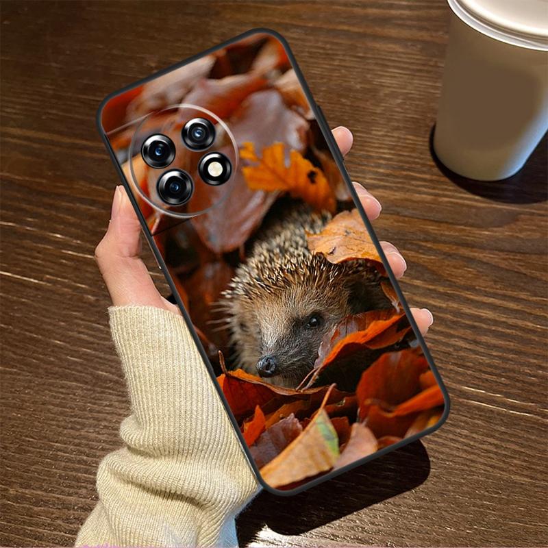 Cute Little Hedgehog For OnePlus 15 13 12 11 15R 13R 12R 8T 10T 13T Case For OnePlus Nord 5 CE 2 3 4 Lite N20 N30