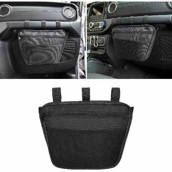 Passenger Grab Handle Storage Organizer Bag For Wrangler TJ JK JL JT 1996-2024