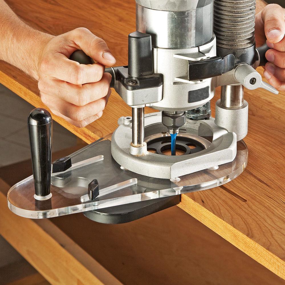 Carpenter Locator Universal Offset Router Base Plate for