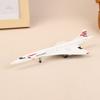 20Cm British Concorde Alloy Aircraft Model With Landing Gear Airliner Alloy Diecast Air Plane Model Toys Collection Ornament