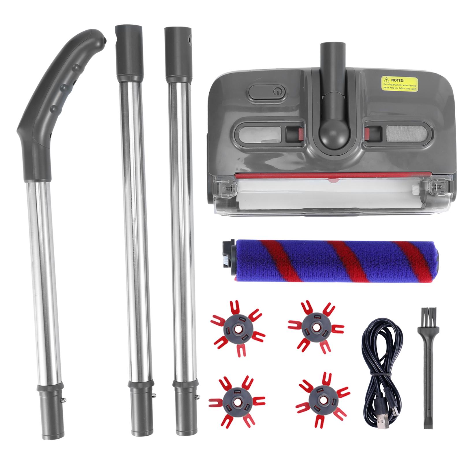 Electric Sweeper Handheld Floor Sweeper Cordless Portable Electric Mop Rechargeable Mopping Cleaning Machine for Floor Carpet чёрный