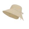 Summer Outdoor Sun Hat With Large Brim And Breathable Polyester For Women