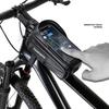 Fahrradtasche Vorderrrohr Touchscreen Rahmen Wasserdichte Handyhülle Radfahren Mountainbike Zubehör