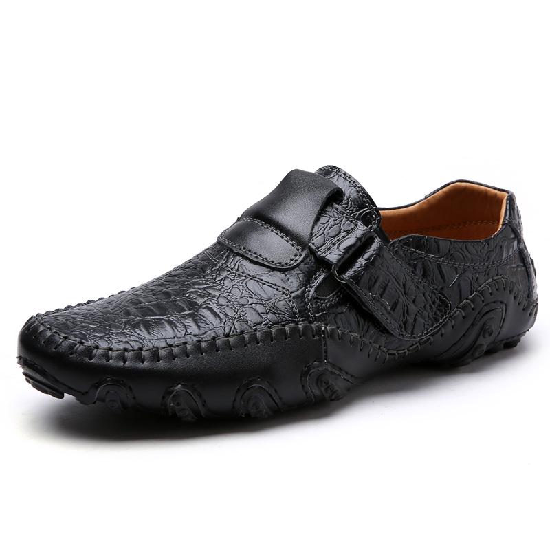 

Comfortable Men s Loafers Soft-Soled Slip-On Flats Versatile Casual Business Shoes Formal Leather Driving Shoes Comfy Moccasins 47 чёрный
