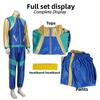 Game Themed Disco Costume For Couples 70s Retro Hipster Stage Wear