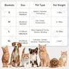 Flannel Pet Blanket,Cute Dog Paw Print Blanket Pet Mat for Puppy Kitten Warm and Comfortable Blanket Suitable for Cats and Dogs
