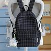Schoolbag new backpack simple embroidery messenger bag large capacity student schoolbag lightweight multi-layer college student computer bag
