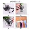 Versatile 20 Rotating Tie Rack Hanger Organizer With Secure Non-slip Arms For Ties