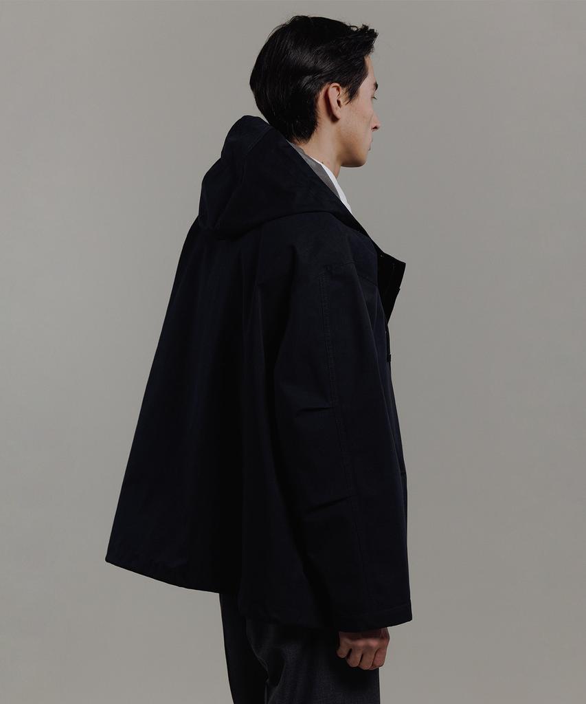 Blankroom 3-Layer Hoodie Parka_Dark Navy