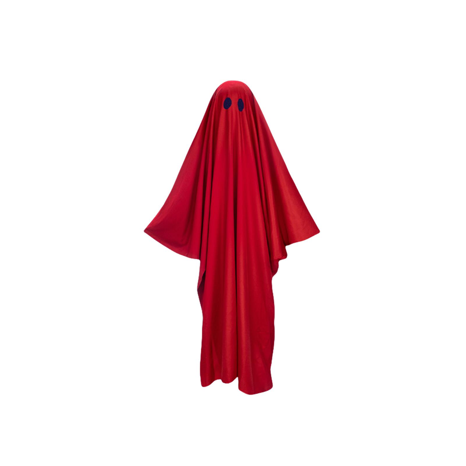 

Halloween Ghost Costume Cloak For Adults Kids Adjustable Spooky Party Outfit Polyester Cotton Material 13