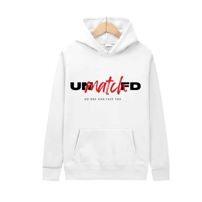 Creative letter pattern Hooded Pullover Street Trends Casual Hooded Shirt Fashion Unisex Clothing Polyester fleece Men Top S