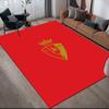 CA Osasuna2 Flannel Pattern Square Carpet,Area Rug,Carpet Rug for Living Room Bedroom Sofa Playroom Decor,Non-slip Floor Mat