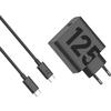 Ladegerät - MOTOROLA - Moto-Ladegerät - 125 W - Schnellladung - USB-C auf USB-C - 1 m Kabel - Schwarz