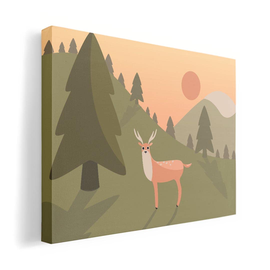 

Art 420mm x Wall Wooden Stylish Interior Deer Panel, Picture, Painting, Decoration, igsticker, 297mm, A3, Photo, Hanging, Frame, Decor, 023490,