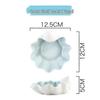 Starfish Seashell Ceramic Jewelry and Storage Tray with Marine Ornament Design