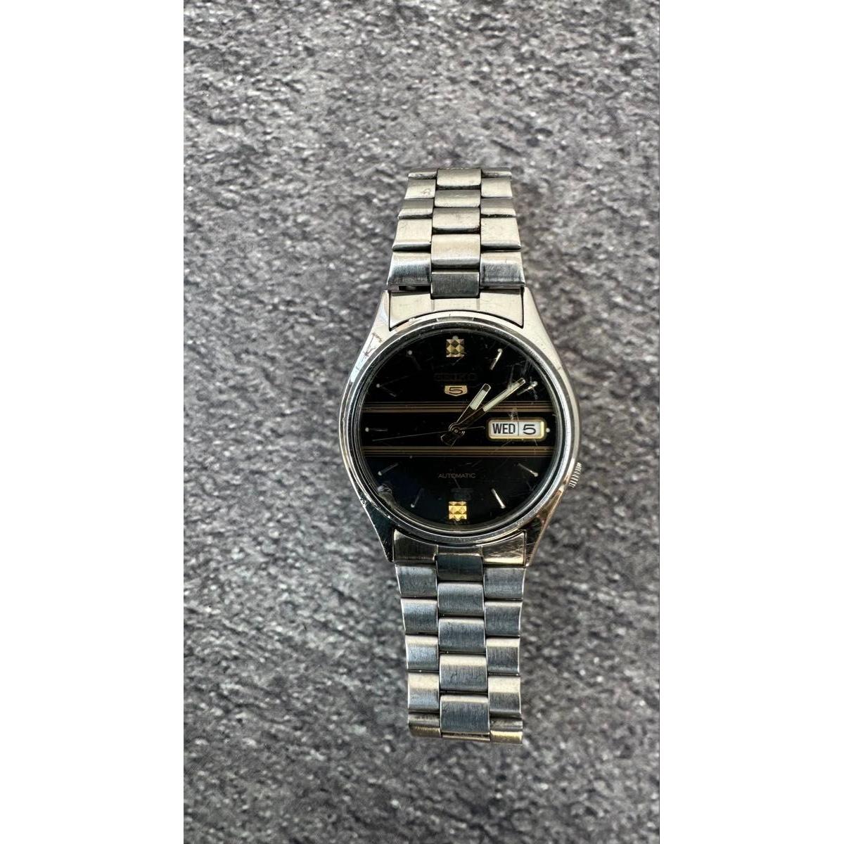 Seiko watch SEIKO5 automatic 7S26-3100 automatic black dial