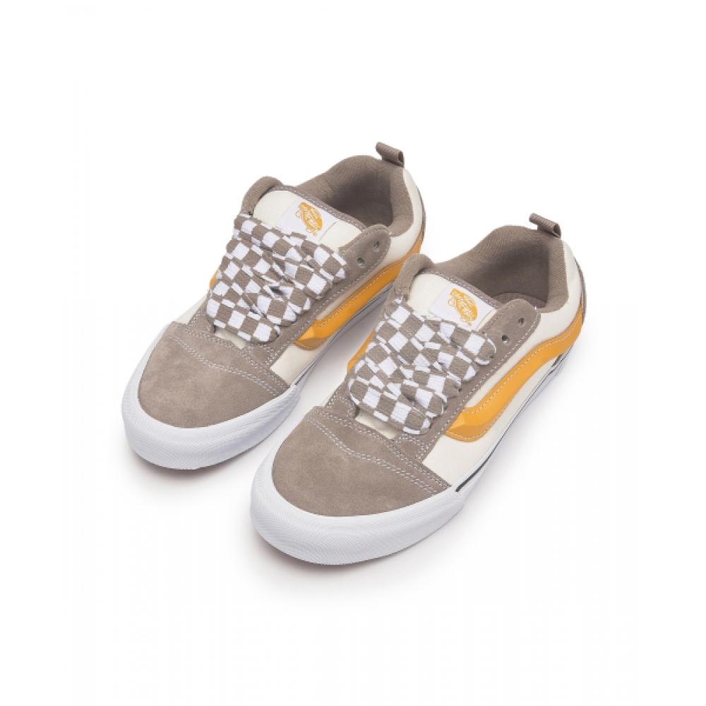 Vans Newschool    Mega Check  Grey  Marshmellow Vn0009qc0bp1