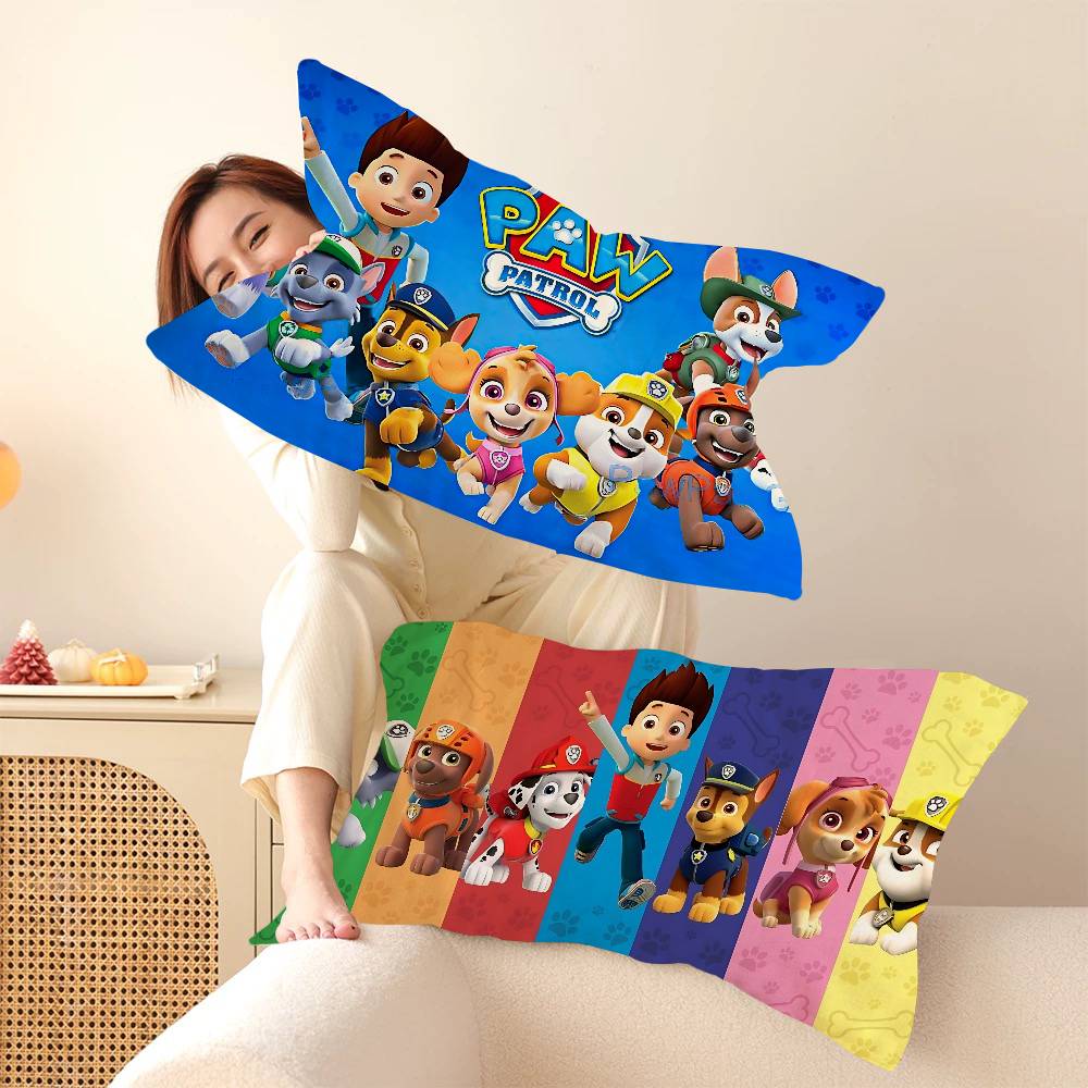 Popular Children Animation P-Paw Quick-Dry Polyester Pillow Towel Pillowcase Sweat-Absorbent & Breathable For Daily Use