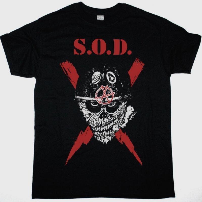Vtg S.O.D. Band Gift For Fans Heavy Cotton Black Unisex All Size Shirt Unisex T-Shirt