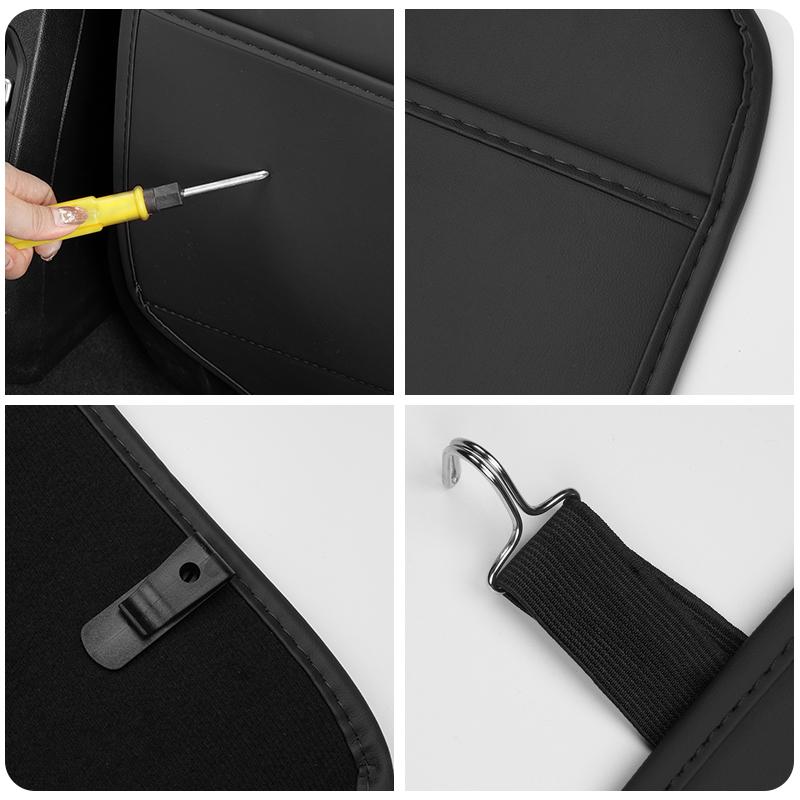 Car Seat Anti-Kick Pad Leather Back Protector Cover For Haval H6 Dargo H9 M6 H6S F7 F7X Jolion X DOG XY H2 H3 H5 H7 H8 M4 F7H