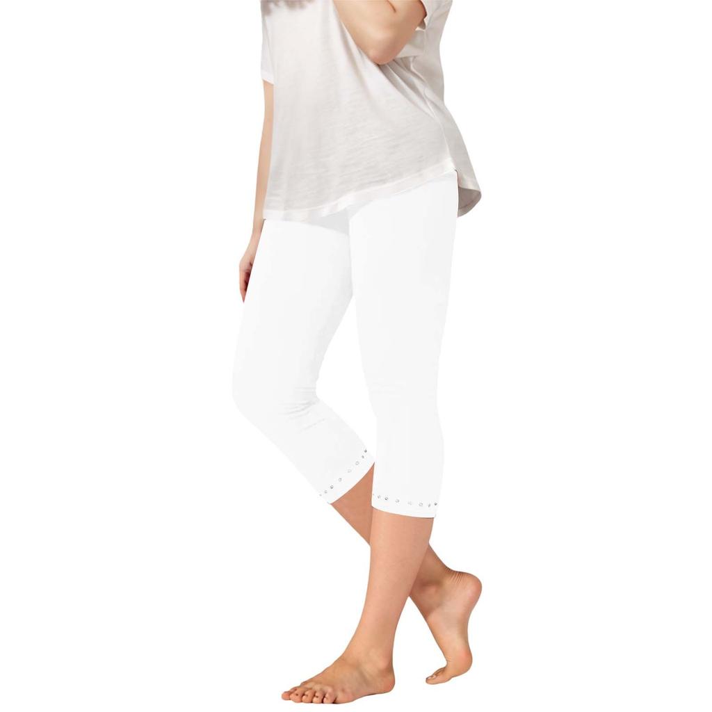 Kinder Modische Einfarbige Niedliche Mädchen Lässige Sport Yoga Hosen Cropped Hosen Leggings