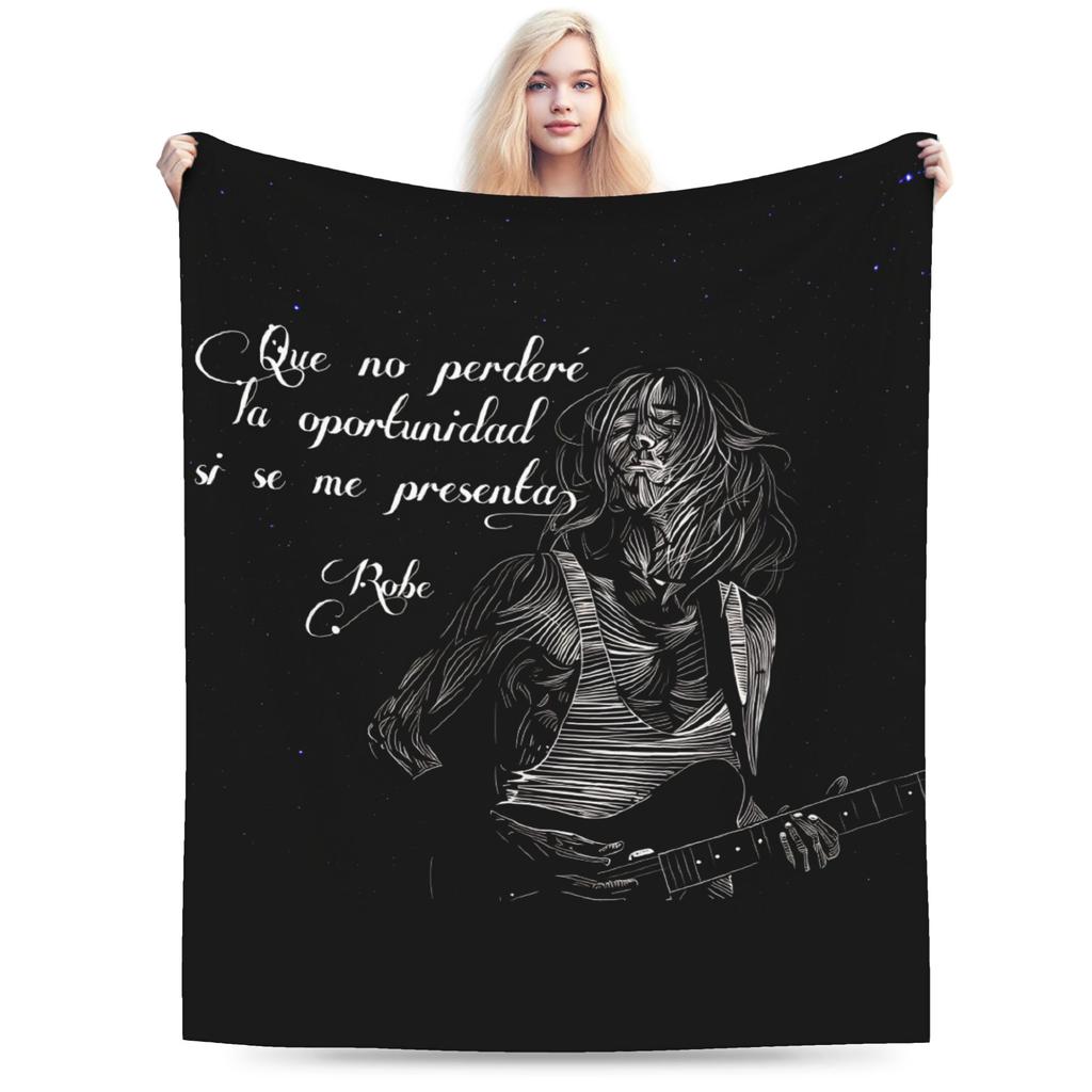 Extremoduro Spanish Rock Band Blanket Quality Soft Bedding Throws Autumn Students Couch Chair Sofa Bed Aesthetic Bedspread